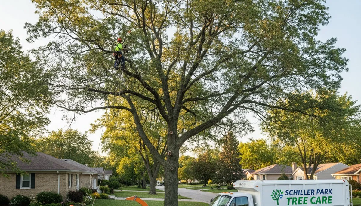 Professional tree removal service in Chicago IL by certified arborists